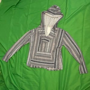 Sweater shirt with hood